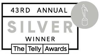 43rd Annual Silver Winner The Telly Awards